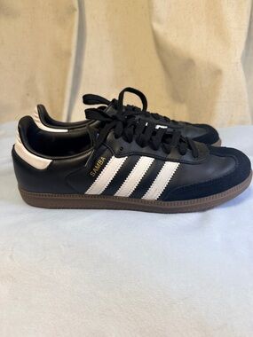 adidas Samba Sneakers in Black, and White